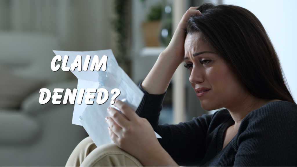 A woman is sitting and holding a letter with a distressed expression, her hand is on her head.